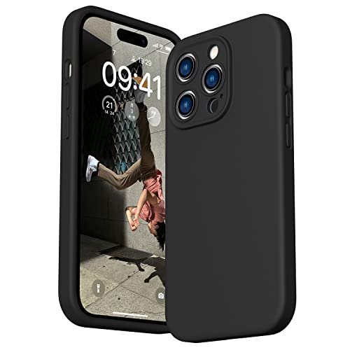 Durable Silicone Case for iPhone 14 Pro with Camera Cover