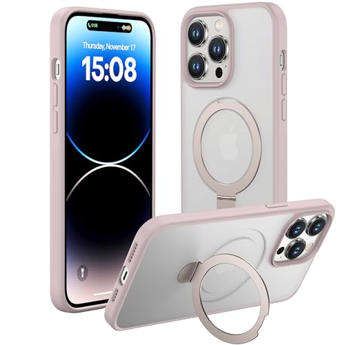 iPhone 14 Pro Max Case Compatible with MagSafe with Magnetic Ring Stand