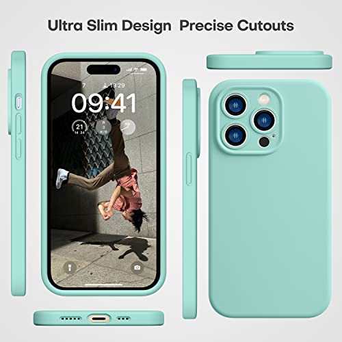Durable Silicone Case for iPhone 14 Pro with Camera Cover