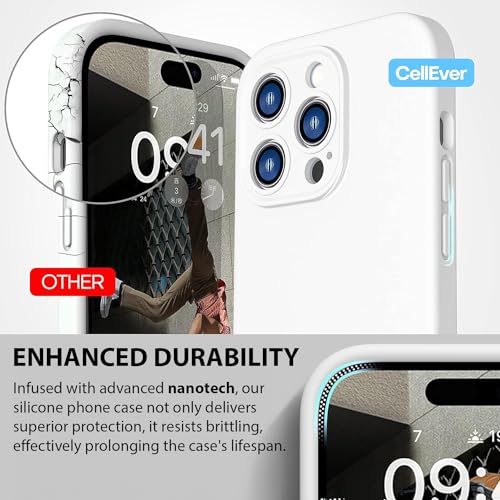 Durable Silicone Case for iPhone 14 Pro with Camera Cover