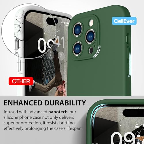 Durable Silicone Case for iPhone 14 Pro with Camera Cover