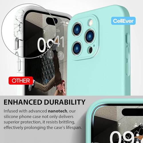 Durable Silicone Case for iPhone 14 Pro with Camera Cover