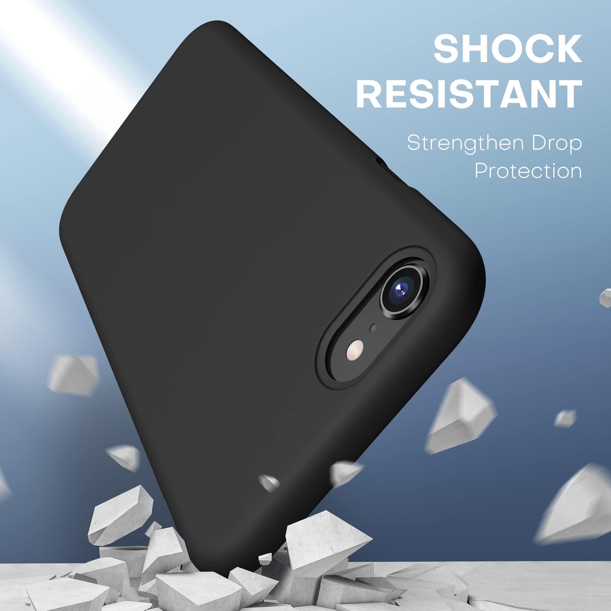 Durable Silicone Case for iPhone SE 2022/2020 iPhone 7/8
