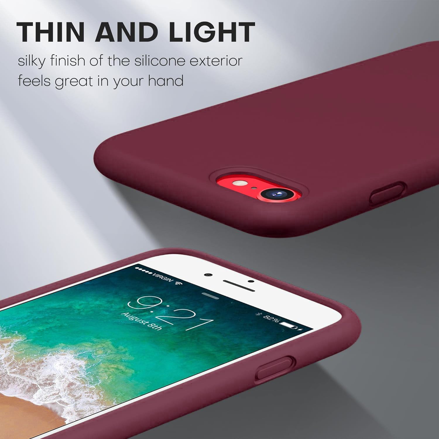 Durable Silicone Case for iPhone SE 2022/2020 iPhone 7/8