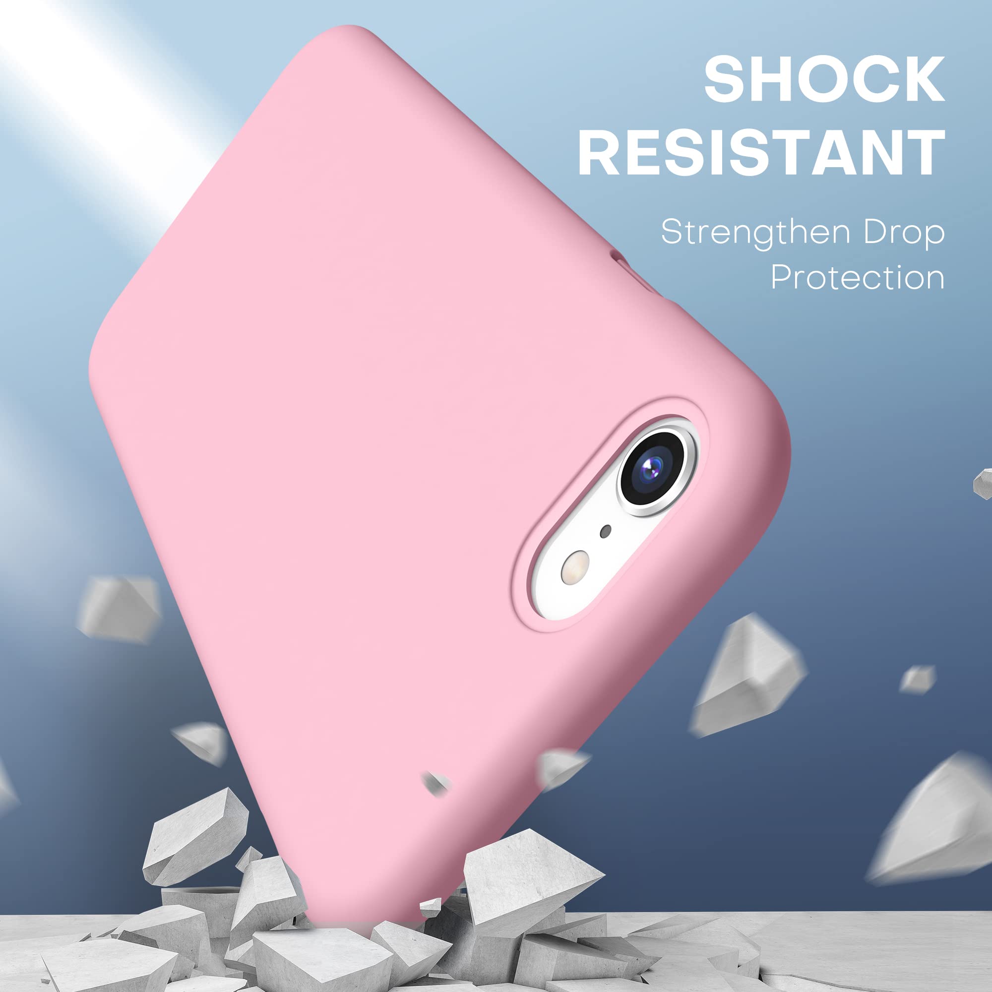 Durable Silicone Case for iPhone SE 2022/2020 iPhone 7/8