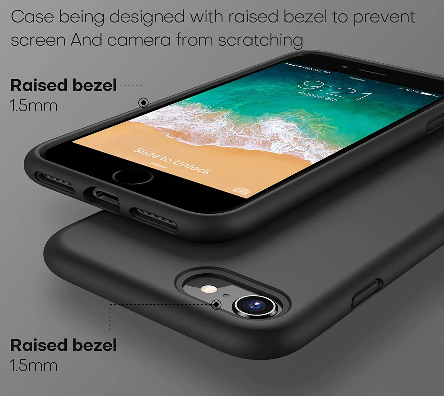 Durable Silicone Case for iPhone SE 2022/2020 iPhone 7/8