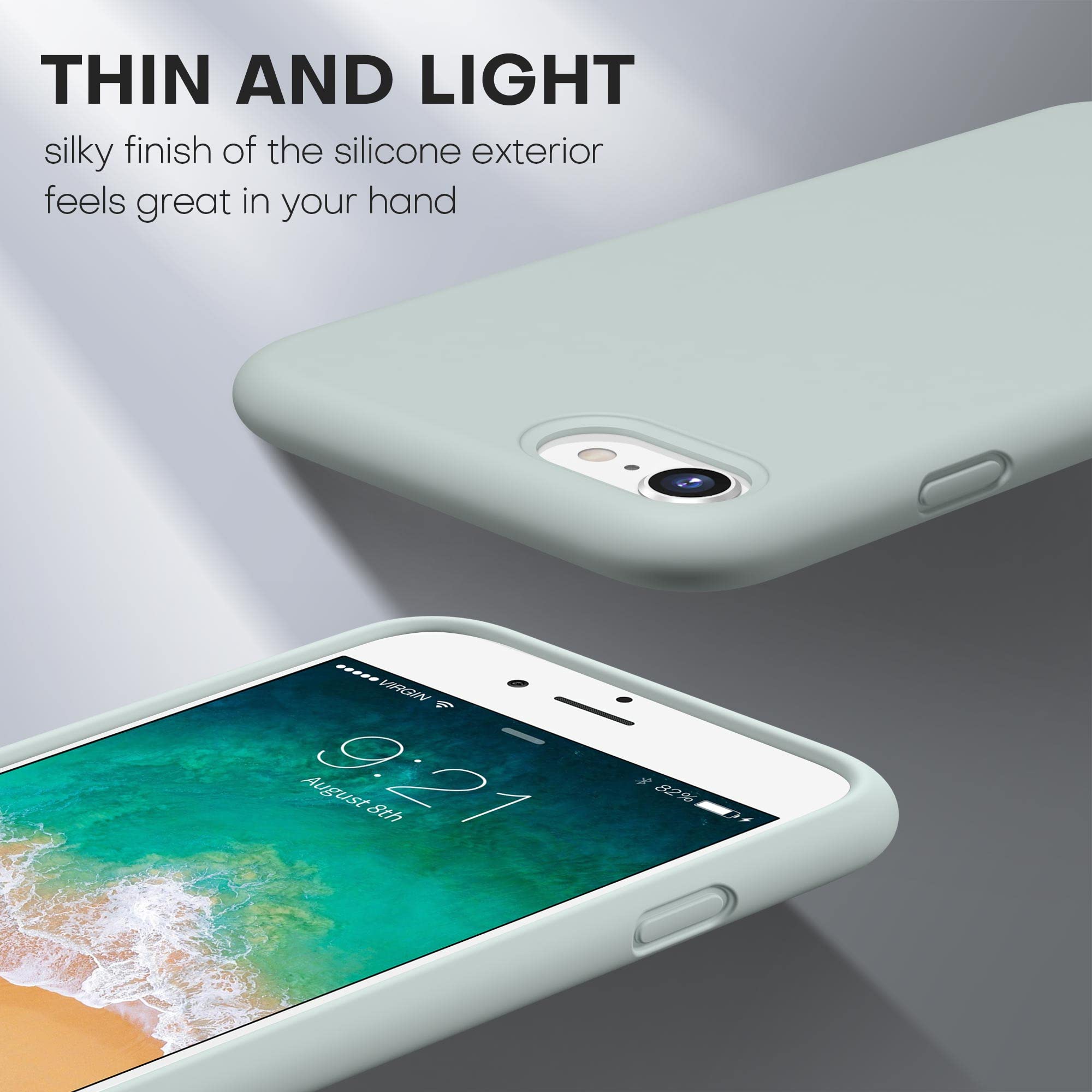 Durable Silicone Case for iPhone SE 2022/2020 iPhone 7/8