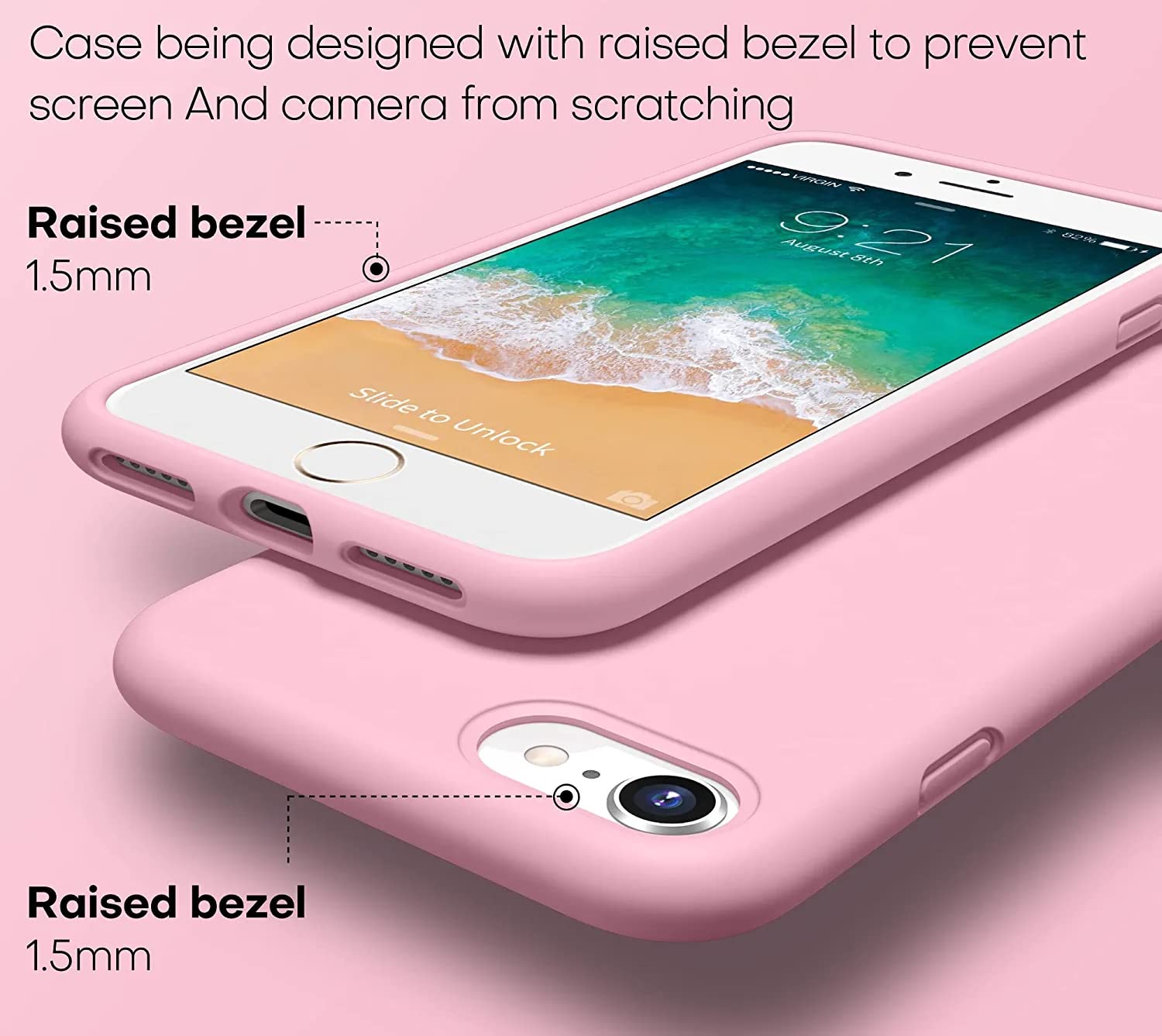 Durable Silicone Case for iPhone SE 2022/2020 iPhone 7/8