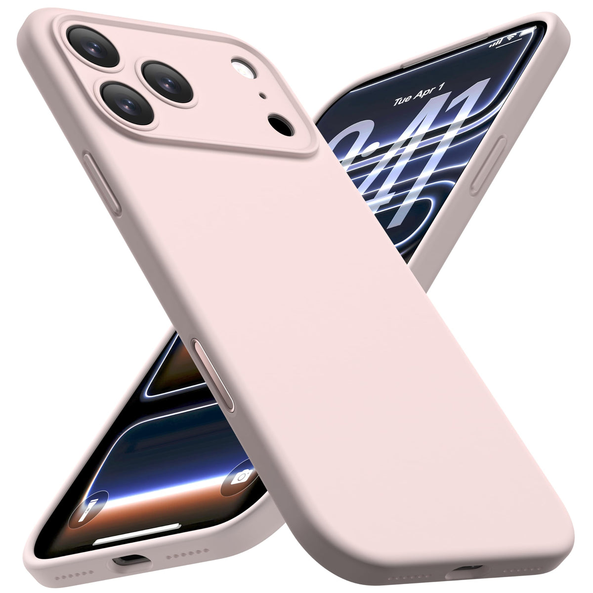 Chalk Pink CellEver silicone case for iPhone 18 Pro