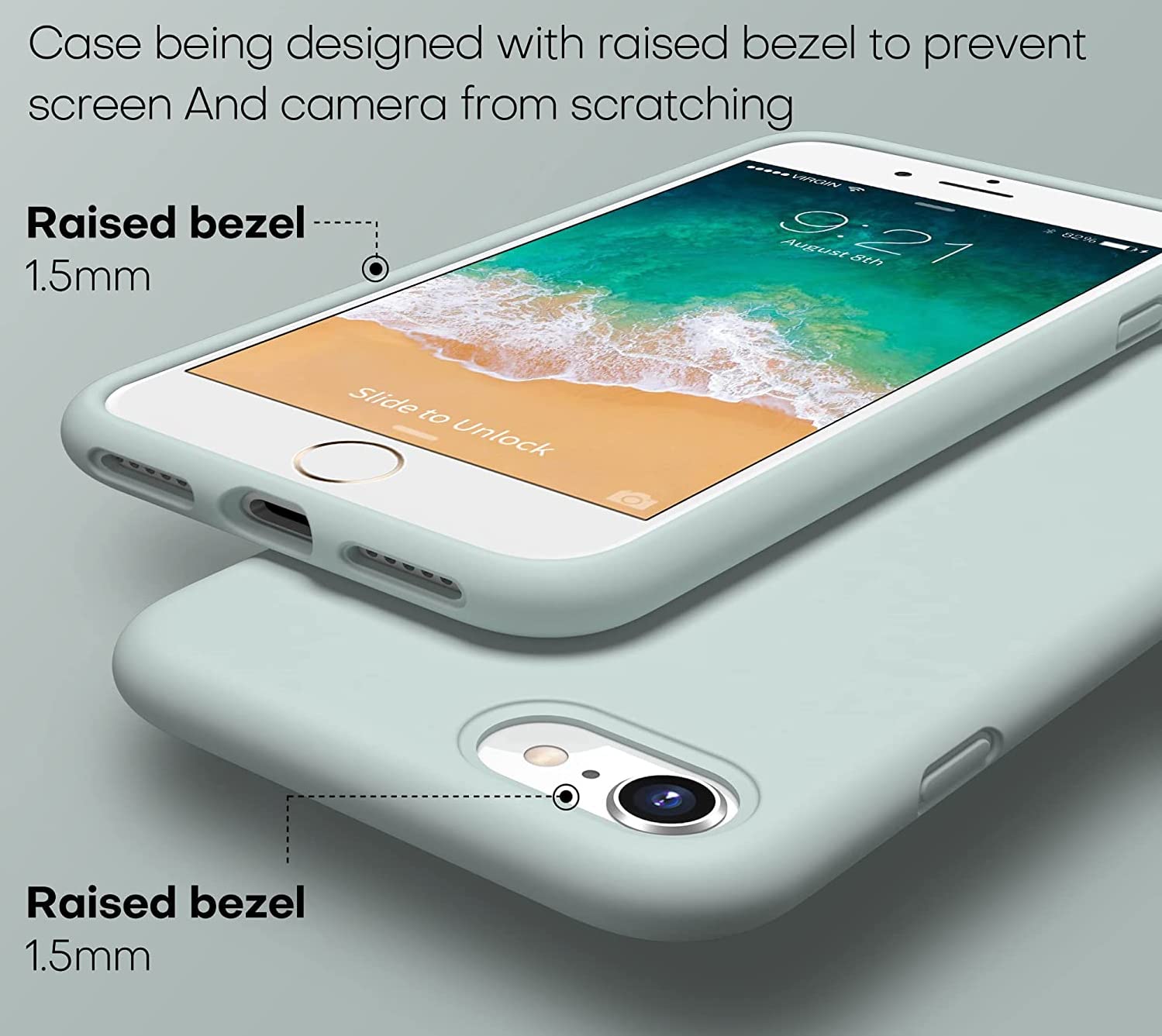 Durable Silicone Case for iPhone SE 2022/2020 iPhone 7/8