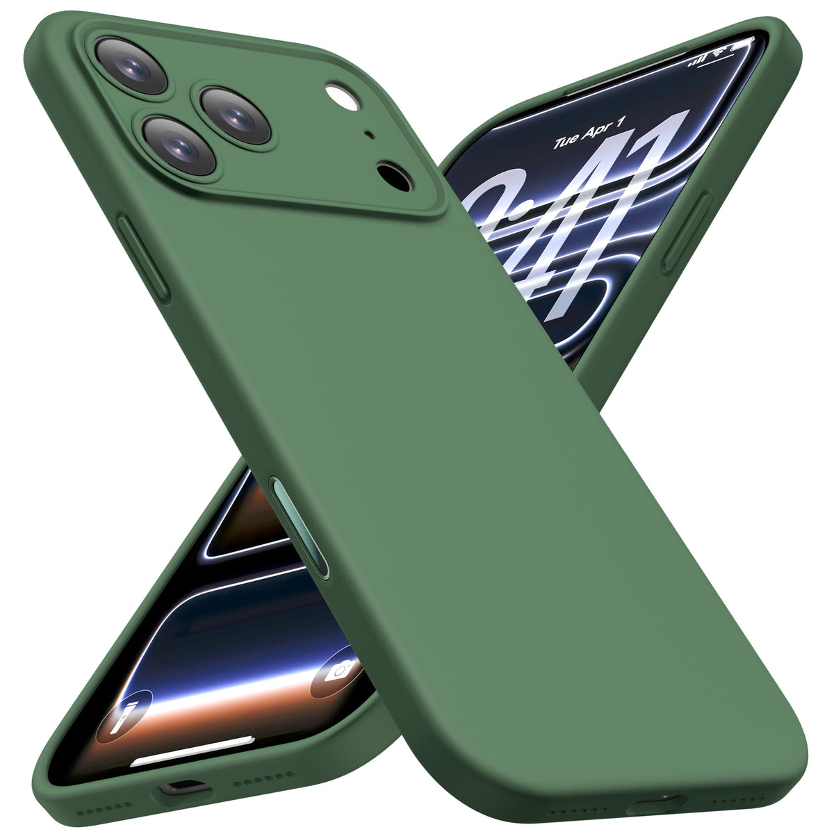 Forest Green CellEver silicone case for iPhone 18 Pro Max